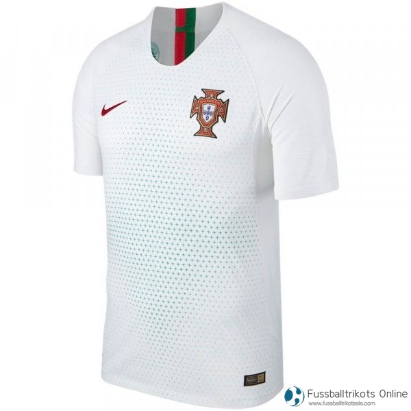 Portugal Trikot Auswarts 2018 Weiß Fussballtrikots Günstig